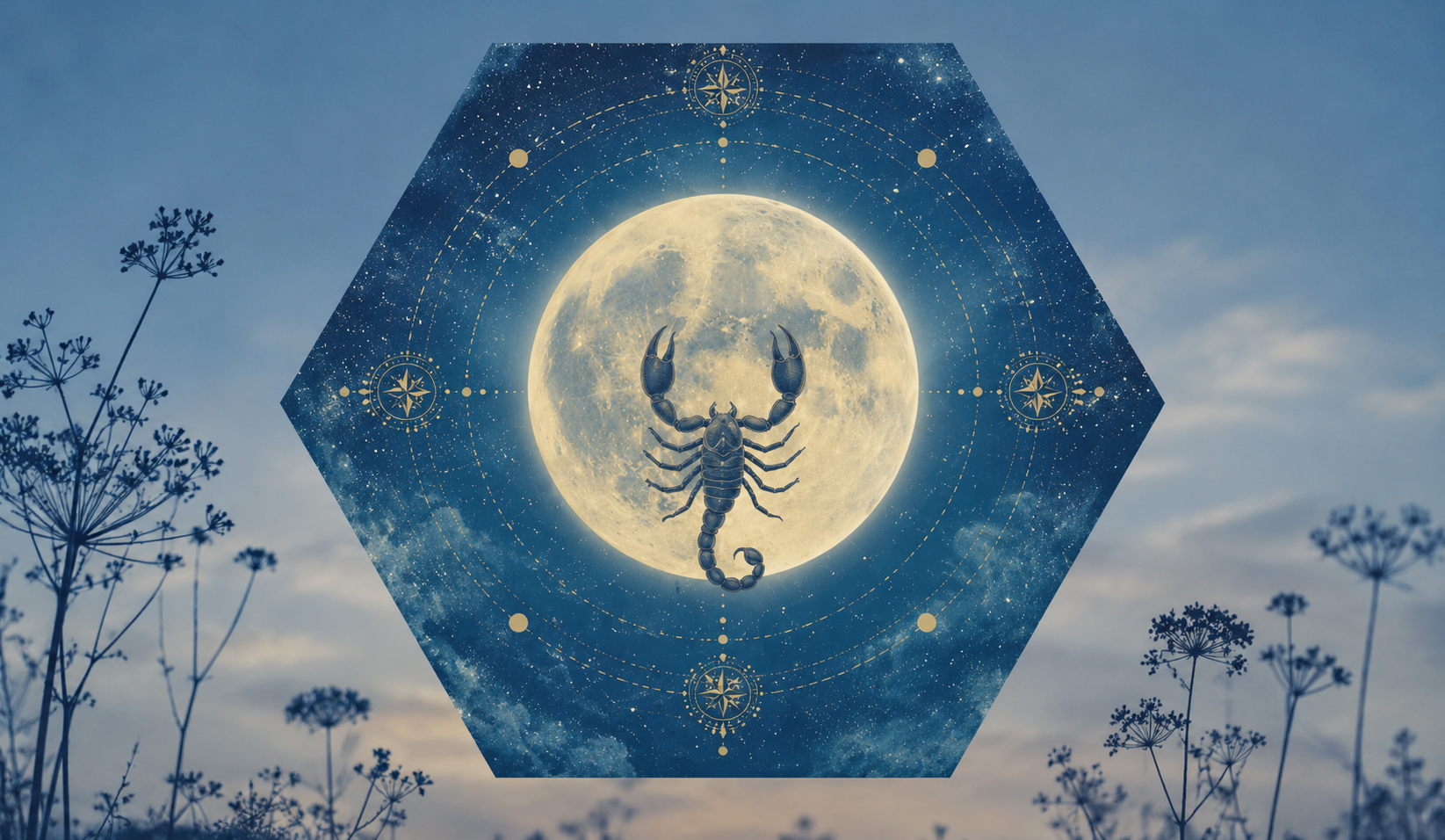 Luna lunar del escorpión