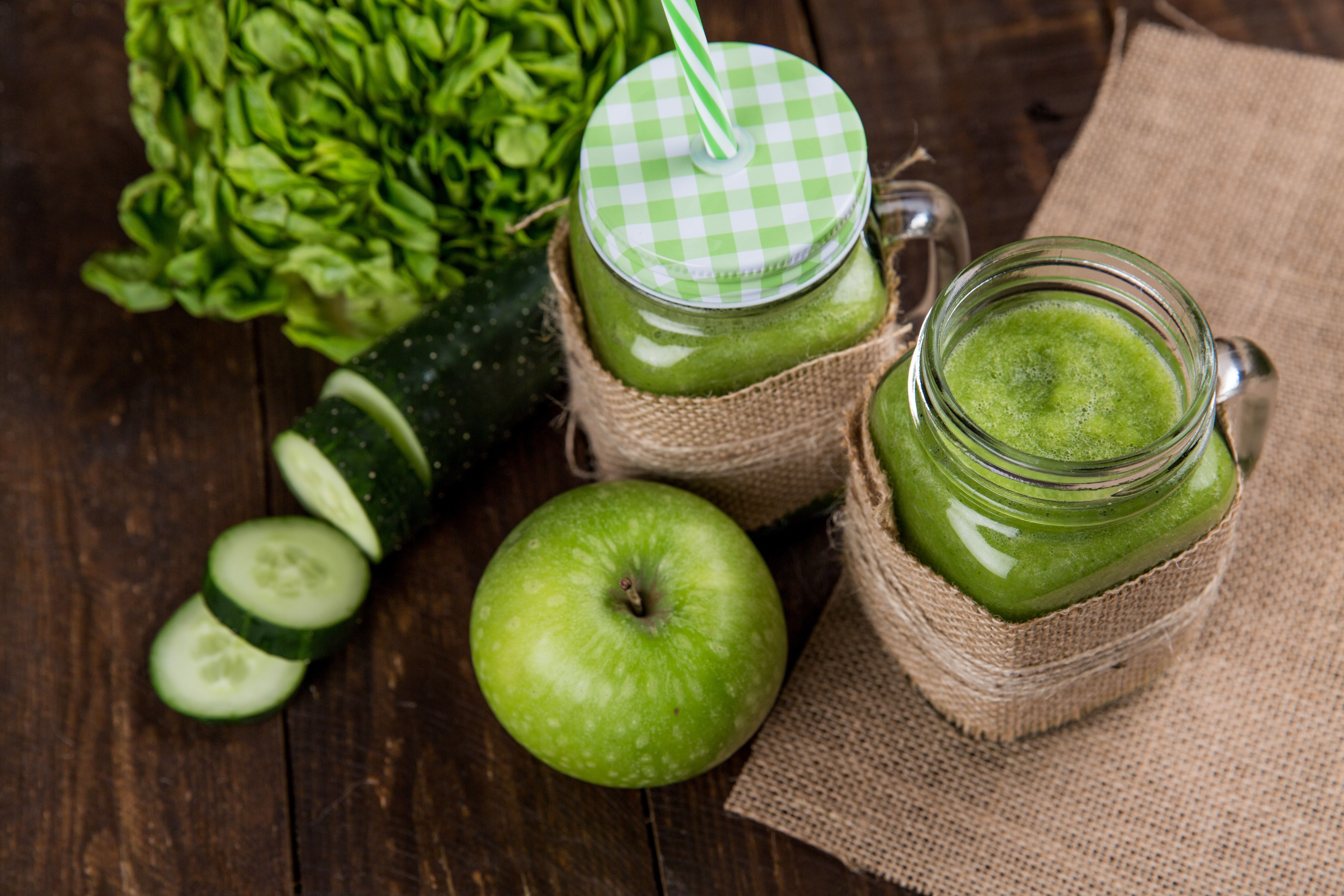 Jugos verdes: un shot de energía
