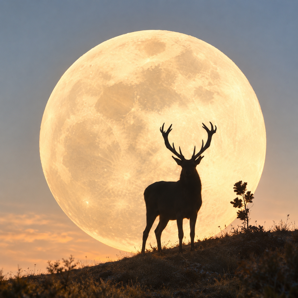 Luna eléctrica del venado