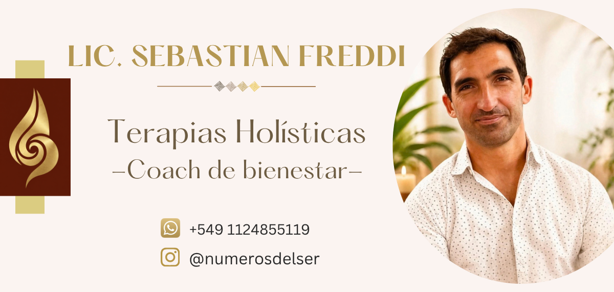 Lic. Sebastián Freddi - Terapias Holísticas y Coach de Bienestar